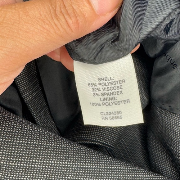 Classiques Entier Black with Brown hues Blazer Tailored Professional Jacket 14 - Picture 9 of 16